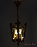 Stara łazienkowa lampa sufitowa. Lampa pałacowa do ganku holu łazienki óswietlenie luksusowe