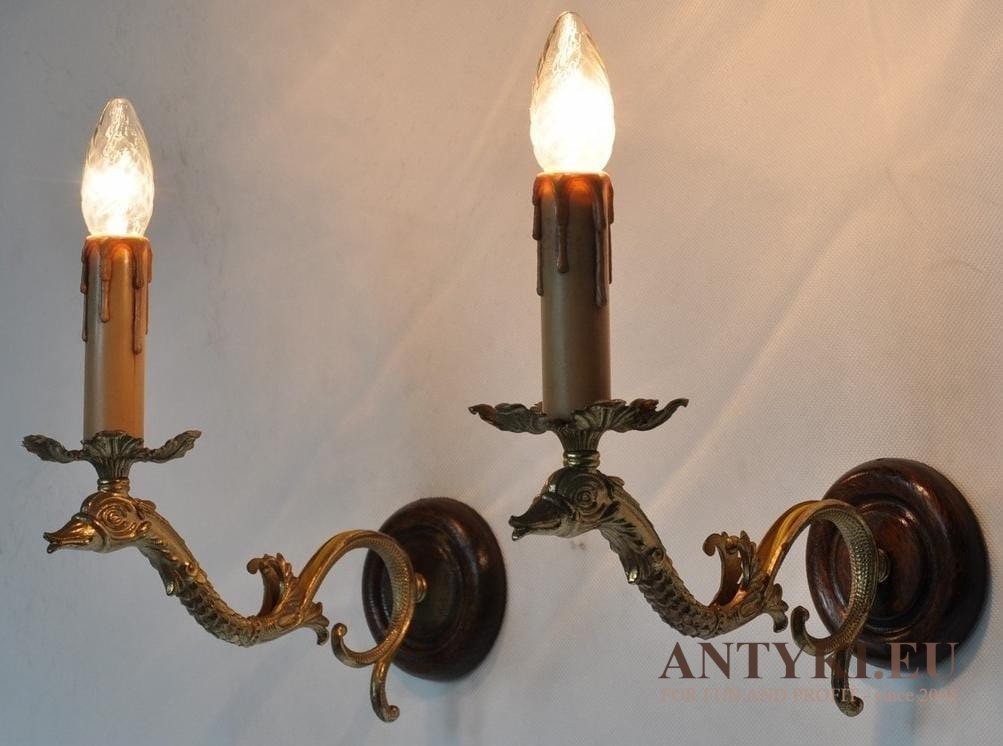 Stare KINKIETY lampki na sciany LAMPY