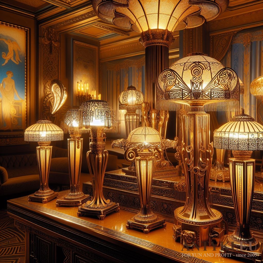 Era Art Deco: Historia i Piękno Antycznych Lamp z Początku XX Wieku