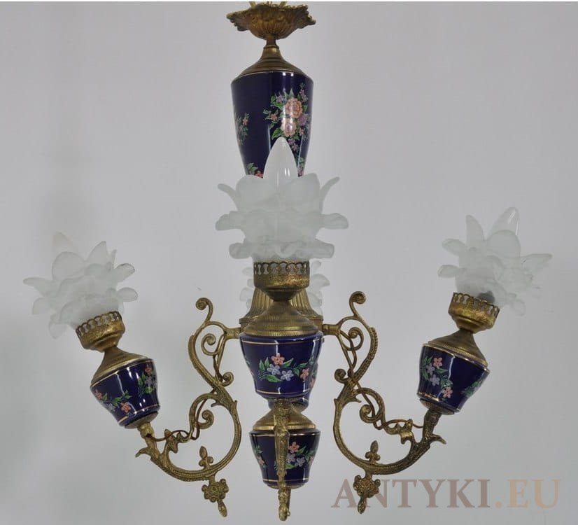 Starodawne lampy i żyrandole z porcelany - Klasyczna elegancja w oświetleniu