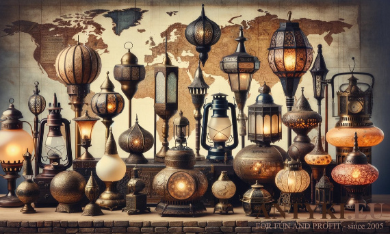 Antyczne lampy na świecie – różnorodność i unikatowość