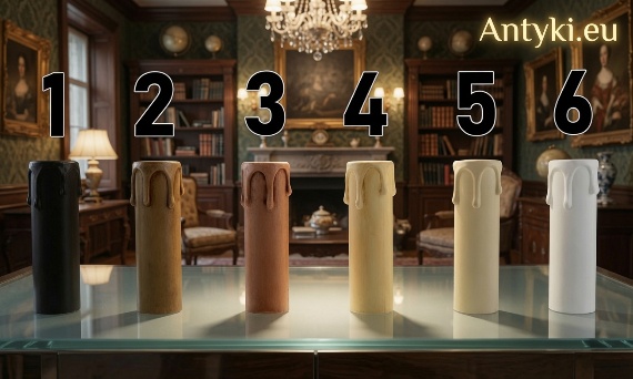 Gilzy do lamp antycznych, vintage i retro – 6 kolorów do wyboru