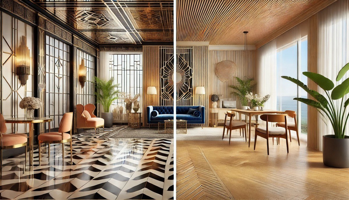 Art Deco vs Mid-Century Modern