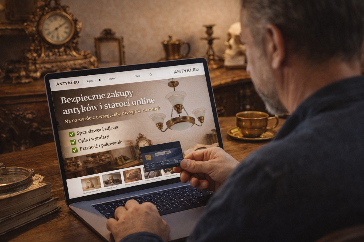 Bezpieczne zakupy antyk&oacute;w i staroci online