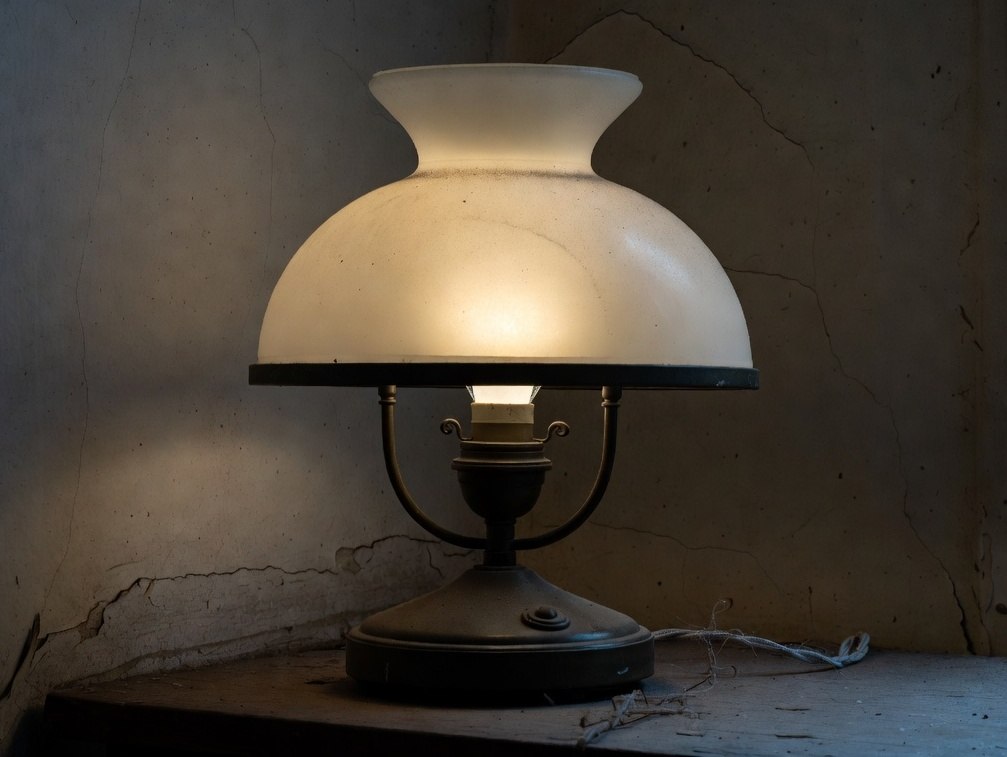 Stara lampa w kącie &ndash; zapomniana, ale nie stracona