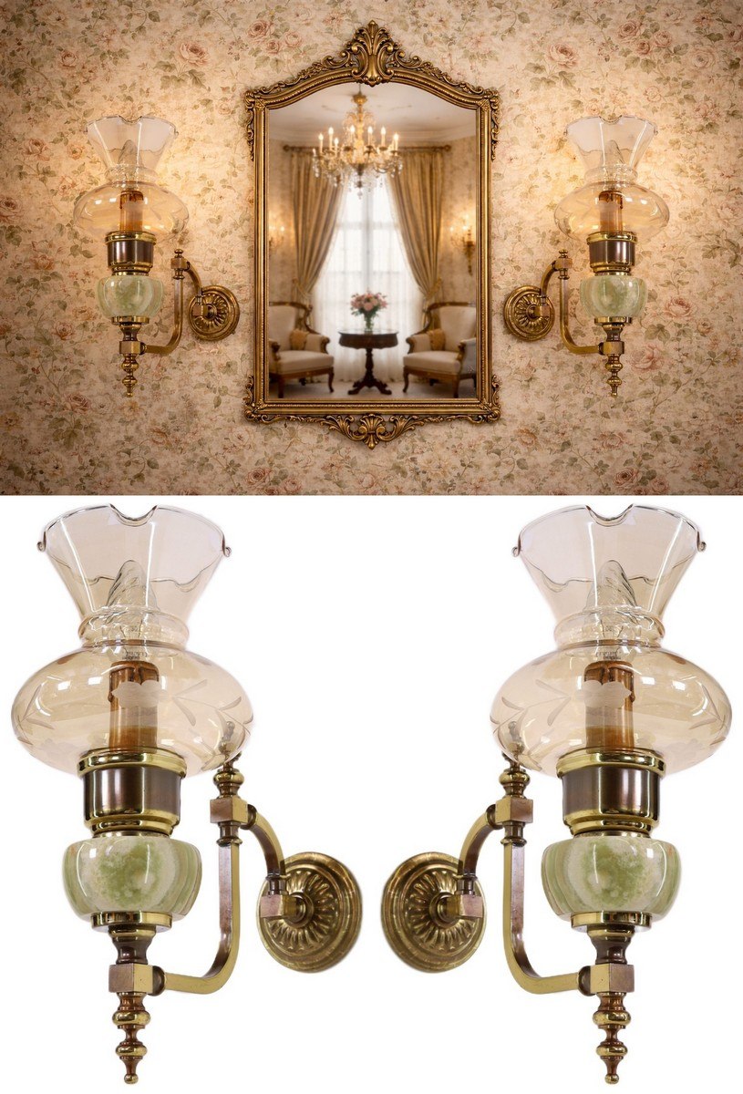 antyczne lampy onyksowe